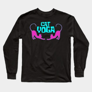 Cat Yoga Long Sleeve T-Shirt